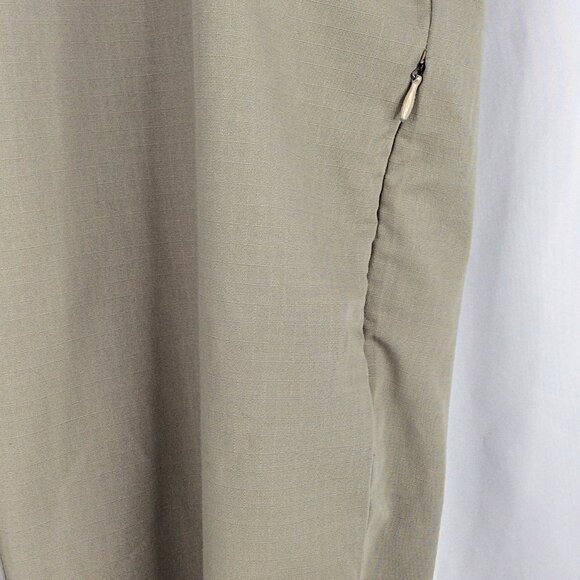 Tru-Spec Tactical Cargo Pants Womens Size 14 Beige Ripstop Cotton Poly 36x27 - Picture 6 of 10